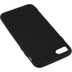 Coque arrière - AVIZAR - iPhone 7/iPhone 8 - Silicone gel souple - Noir mat - Finition mate