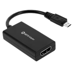 Câble adaptateur - HML - HDMI vers Micro-USB - Visualisation HD - Smartphone et tablette - Noir