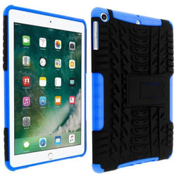 Coque iPad 9.7 - AVIZAR - Antichocs renforcé - Support intégré - Bleu - Mixte