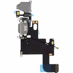 Nappe connecteur de charge - AVIZAR - iPhone 6 - Jack 3.5 - Micro - Antenne GSM - Gris