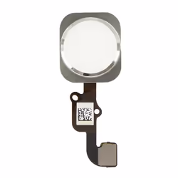 Bouton Home Complet avec nappe de connexion pour Apple iPhone 6 Plus Blanc