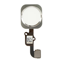 Bouton Home Complet avec nappe de connexion pour Apple iPhone 6 Plus Blanc