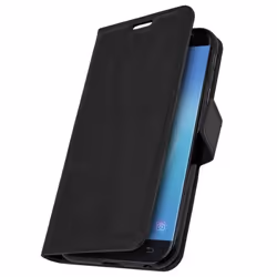 Housse - AVIZAR - Galaxy J3 2017 - Etui Folio Portefeuille - Noir - Support Vidéo