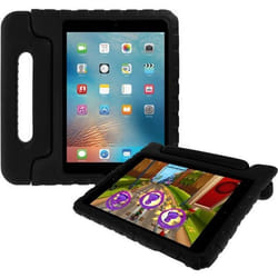 Coque iPad 9.7 Protection Antichocs Spécial Enfant avec Poignée Agrippante Noir