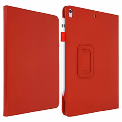 Housse iPad Pro 10.5 - AVIZAR - Etui folio Rouge - Protection intégrale - Fonction support vidéo