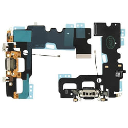 Nappe + Prise de Charge iPhone 7 - AVIZAR - Connectique Lightning Noir