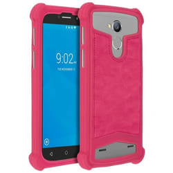 Coque Smartphone Universelle - Fuschia - Silicone Gel - Protection Antichocs - 53 à 55 pouces