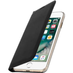 Housse iPhone 7 / 8 - AVIZAR - Etui Portefeuille Ultra-fin - Éco-cuir - Noir - Protection Chocs