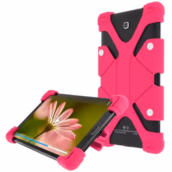 Coque tablette - AVIZAR - Universel - Silicone Gel - Antichocs - Support bureau
