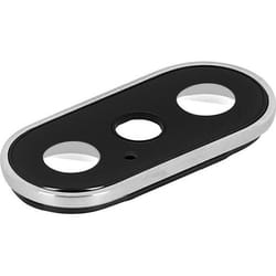 Lentille caméra arrière pour iPhone X/XS - AVIZAR - Lentille de protection de remplacement - Noir