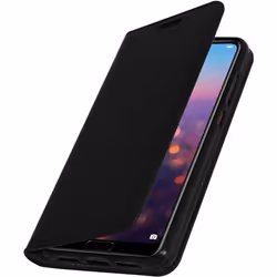 Etui Huawei P20 Pro - AVIZAR - Housse Cuir Portefeuille - Noir - Support Vidéo - 3 Fentes Cartes