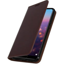 Etui Huawei P20 Pro - AVIZAR - Housse Cuir Portefeuille - Marron - Support Vidéo - 3 Fentes Cartes