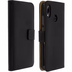 Étui Huawei P20 Lite Housse cuir portefeuille clapet coque silicone noir