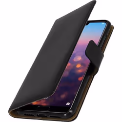 Étui Huawei P20 Pro Housse cuir portefeuille clapet coque silicone noir