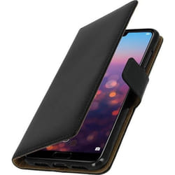 Étui Huawei P20 Pro Housse cuir portefeuille clapet coque silicone noir
