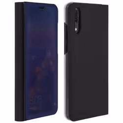 Housse - Huawei - P20 - Etui folio - Coque rigide - Fonction support - Noir