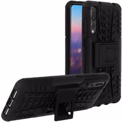 Coque - AVIZAR - Huawei P20 Pro - Protection Antichocs - Support Intégré - Noir