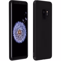 Coque arrière - Samsung - Galaxy S9 - Silicone gel - Anti-rayure - Noir mate