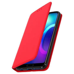 Etui Folio - Honor - 10 - Éco-cuir - Rouge - Fonction Support - Porte-carte