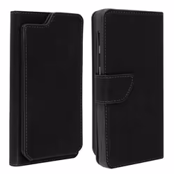 Housse Portefeuille Smartphone - AVIZAR - Universelle - 53 à 55 - Noir - Protection Intégrale