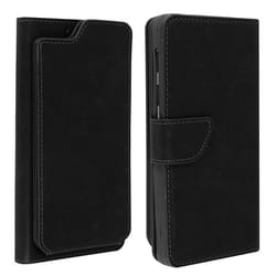 Housse Portefeuille Smartphone - AVIZAR - Universelle - 53 à 55 - Noir - Protection Intégrale