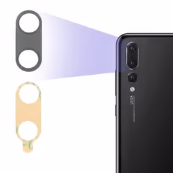 Lentille caméra arrière - Huawei - P20 Pro - Verre de protection - Noir - 10 g
