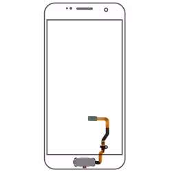 Bouton Home - AVIZAR - Samsung Galaxy S7 - Argent - Nappe de connexion incluse - Qualité supérieure