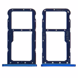 Tiroir carte Nano SIM + micro-SD AVIZAR Huawei P20 Lite - Bleu