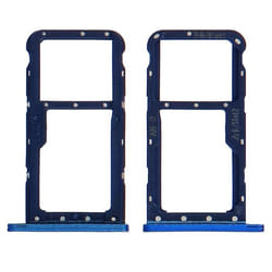 Tiroir carte Nano SIM + micro-SD AVIZAR Huawei P20 Lite - Bleu