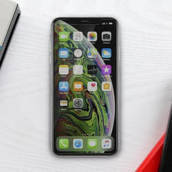 Film de protection - AVIZAR - iPhone XS Max - Verre trempé - Anti-espion - Résistant aux rayures