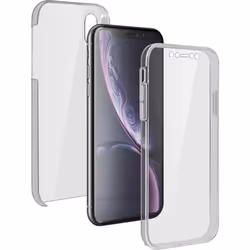 Coque de protection - AVIZAR - iPhone XR - Silicone - Polycarbonate - Transparent 360°