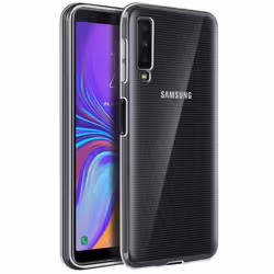 Coque - Samsung - Galaxy A7 2018 - Silicone Gel Souple - Transparent - Effet Mat