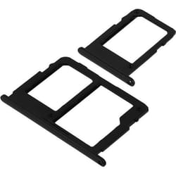 Tiroir SIM - AVIZAR - Samsung Galaxy J5 2017 - Noir - 2x carte nano SIM + microSD - Remplacement