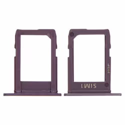 Tiroir SIM - AVIZAR - Samsung Galaxy J6 - Adaptateur double nanoSIM - Violet - 10g