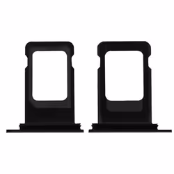 Tiroir SIM - AVIZAR - iPhone XS Max - Noir - Adaptateur de remplacement - Compatible nano SIM