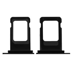 Tiroir SIM - AVIZAR - iPhone XS Max - Noir - Adaptateur de remplacement - Compatible nano SIM