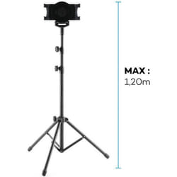 Trépied Tablette - Non spécifié - Non spécifié - Hauteur max 1.2m - Rotatif 360° - Pieds ajustables