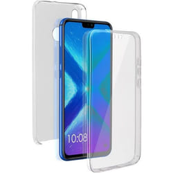 Coque de protection 360° pour Honor 8X - AVIZAR - Blanc - Design ultra-fin et léger - Silicone Polycarbonate