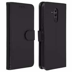 Housse - AVIZAR - Mate 20 Lite - Portefeuille - Silicone gel - Noir