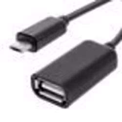 Adaptateur Micro USB - AVIZAR - OTG - Noir - Neuf - Compatible avec périphériques USB