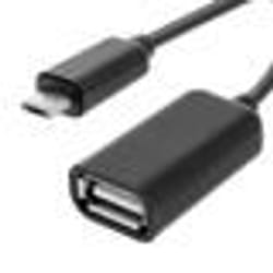 Adaptateur Micro USB - AVIZAR - OTG - Noir - Neuf - Compatible avec périphériques USB