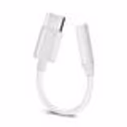 Adaptateur audio - Blanc - USB Type C vers Jack 3.5 mm - Compact - Léger - Qualité sonore optimale