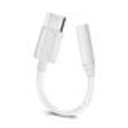 Adaptateur audio - Blanc - USB Type C vers Jack 3.5 mm - Compact - Léger - Qualité sonore optimale