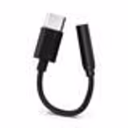 Adaptateur audio - Noir - USB Type C vers Jack 3.5 mm - Compact - Léger - Connecteur USB Type C