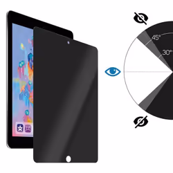 Film iPad 2018 / 9.7 2017 / Air 2 / Air / 5 Protection Ecran Anti-espion Noir