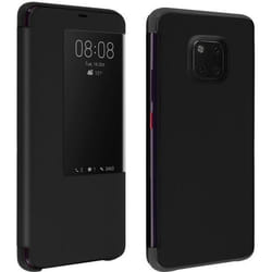 Housse - AVIZAR - Huawei Mate 20 Pro - Étui Rigide - Grande Fenêtre Translucide - Noir