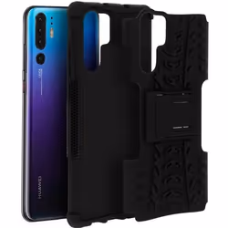 Coque Huawei P30 Pro Protection Hybride Antichoc Rigide Support Vidéo - Noir