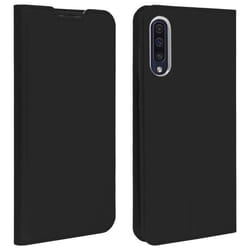 Housse pour Samsung Galaxy A50 - DUX DUCIS - Étui Porte-cartes - Coque Souple - Support Horizontal - Noir