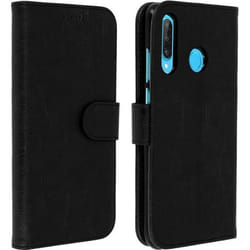 Housse - AVIZAR - Huawei P30 Lite - Étui Folio - Coque Souple - Support Vidéo Noir