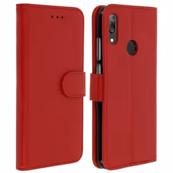 Housse - AVIZAR - Huawei Y6 2019 - Étui Portefeuille - Coque Souple - Support Vidéo